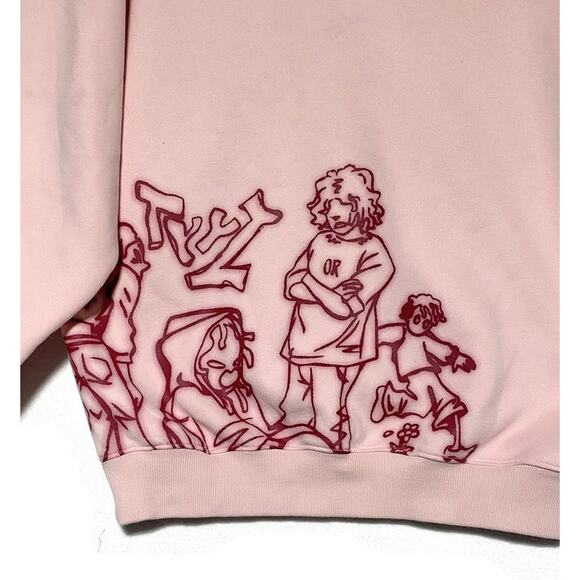 Aelfric Eden Graffiti Print Hoodie We Vaguely Feel Many Size Extra Small - Picture 8 of 10